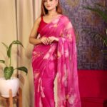 Bollywood Trending Tebby Organza Saree