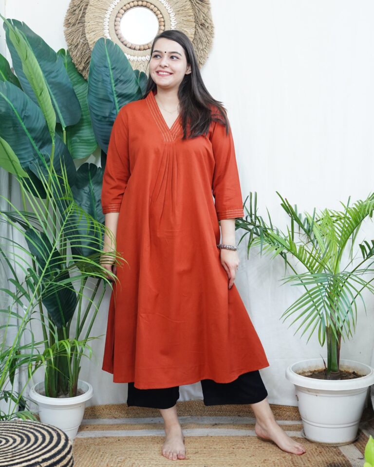 A-line Kurta with Pockets Sona Mart