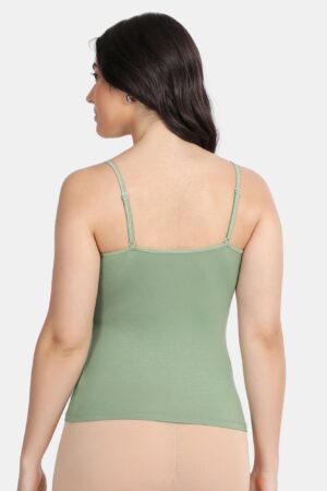 Neck Camisole in Fair Green Sona Mart3