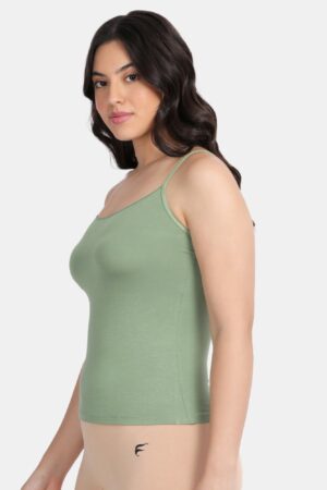 Neck Camisole in Fair Green Sona Mart4