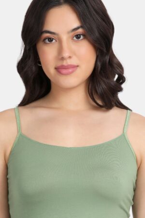 Neck Camisole in Fair Green Sona Mart5