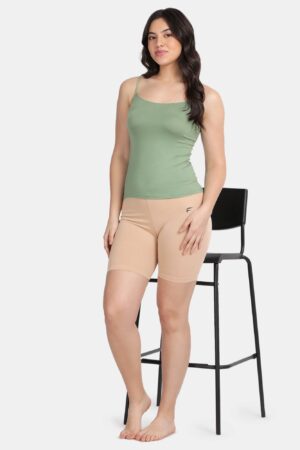 Neck Camisole in Fair Green Sona Mart6