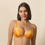 Push-Up Plunge Bra with Scalloped Lace Back Sona Mart