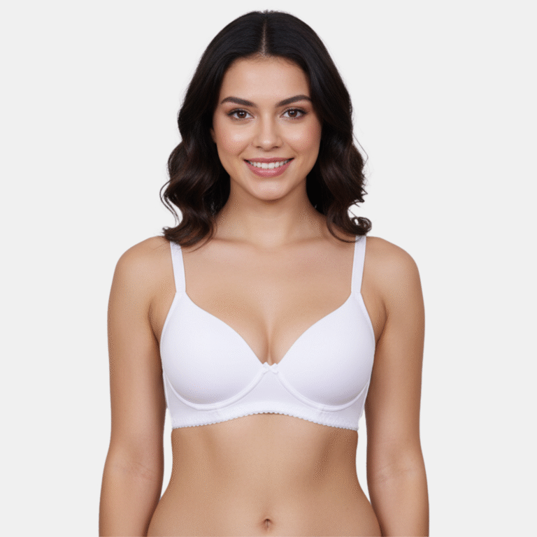 White Padded Non-Wired T-Shirt Bra