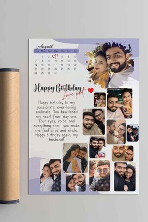 Heartbeat Calendar Personalized Photo Frame 3 81AHS C4vcL. SX679