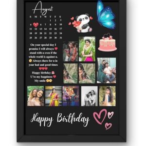 Customized Photo Frames With Photo Upload, Personalised Wall Room And Home Decor Gift Best Modal