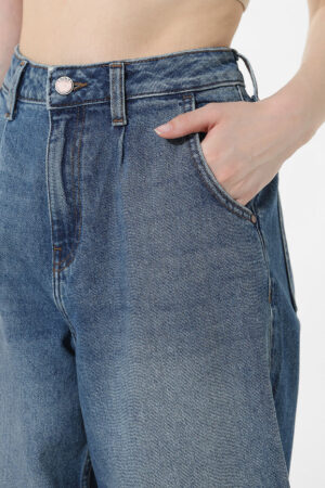 Blue High Rise Slouchy Fit Jeans for Women 5 250179401 g2