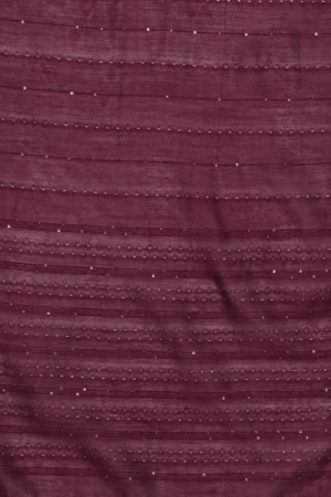 Full length view of burgundy ethnic party wear suit with matching trousers
